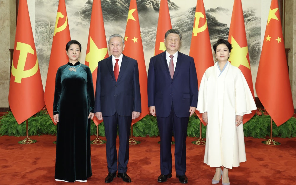 习近平同越共中央总书记、国家主席苏林举行会谈